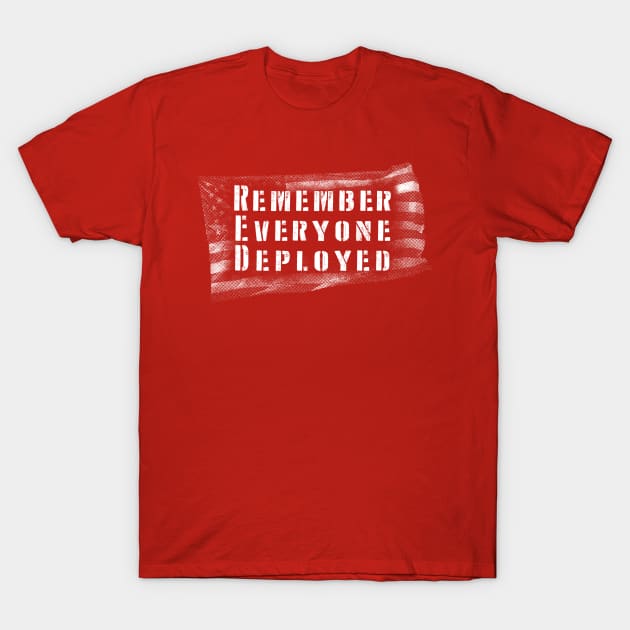 RED Friday - Remember Everyone Deployed T-Shirt by 461VeteranClothingCo